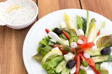 Image showing Greek salad