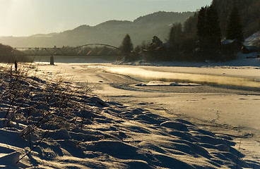 Image showing Frozen river