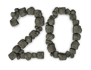 Image showing number twenty