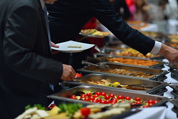 Image showing buffet food