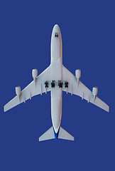 Image showing aircraft on blue