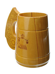 Image showing Wooden mug