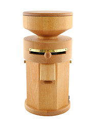 Image showing Wooden electric mill
