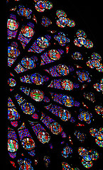 Image showing Rose Window in Notre Dame de Paris