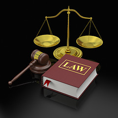 Image showing Law symbols