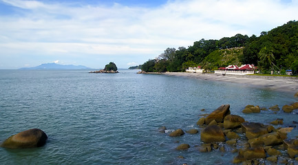 Image showing Beach of Penang Island.