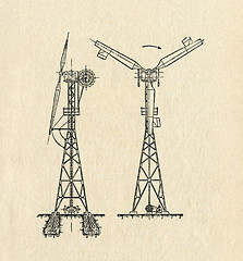 Image showing Electric Windmill Diagram