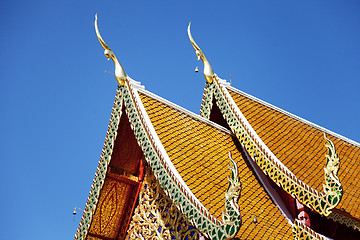 Image showing Thai temple in Chiang Mai