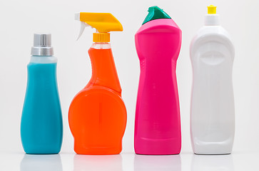 Image showing Household Cleaning Bottles 01-Blank