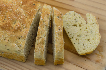 Image showing Soda Bread  Sliced 02-Close Up