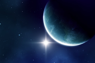 Image showing blue planet