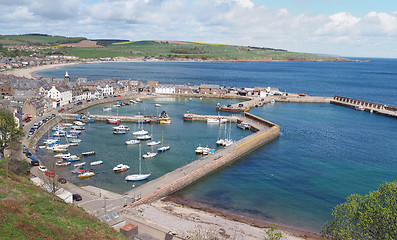 Image showing Stonehaven harbor view
