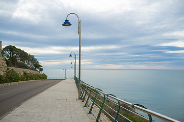 Image showing Scenic coastal road