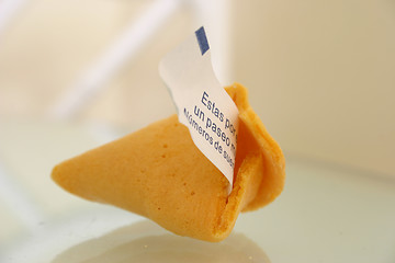 Image showing open fortune cookie