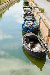 Image showing Traditional fishing boats