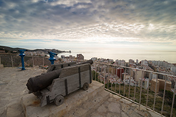 Image showing Cullera seen from its castle