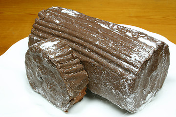 Image showing chocolate yulelog