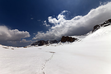 Image showing Snow plateau 