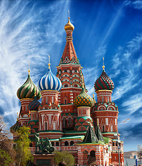 Image showing St. Basil's Cathedral on Red Square in Moscow