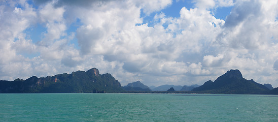 Image showing Limestone rocks near Krabi, Thailand