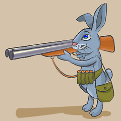 Image showing Hare -  hunter