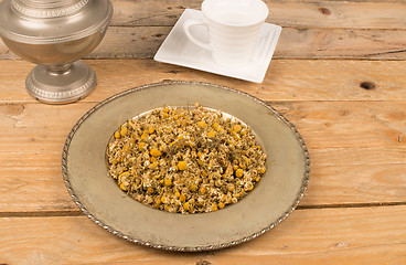 Image showing Dried camomile