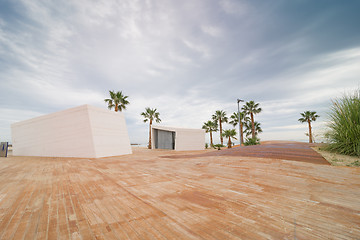 Image showing Beach promenade