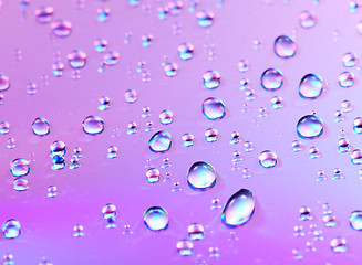 Image showing Water droplet background 