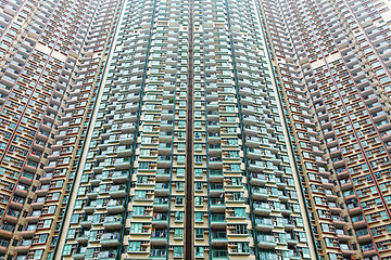 Image showing Apartment building in Hong Kong 