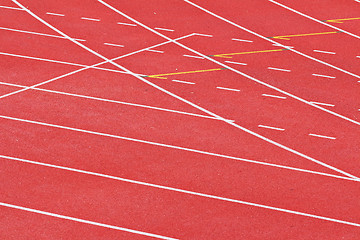 Image showing Sport running track