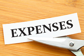 Image showing Expenses cut 