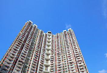 Image showing Apartment building in Hong Kong 