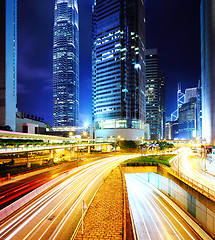 Image showing Hong Kong at night