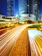 Image showing Hong Kong at night