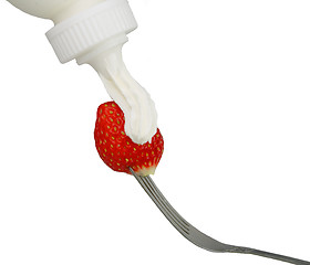 Image showing Whipped strawberry