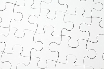 Image showing White puzzle