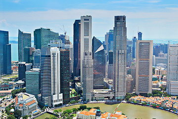 Image showing Singapore skyline 