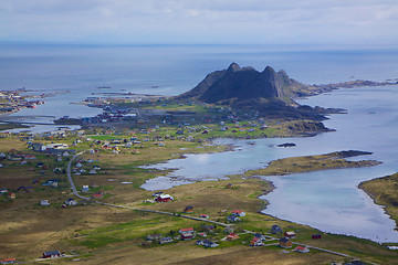 Image showing Norwegian fishing port