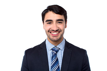 Image showing Smiling young successful businessman