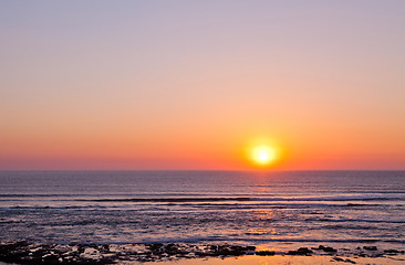 Image showing Sunset in Portugal