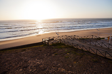 Image showing Sunset in Portugal