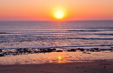 Image showing Sunset in Portugal