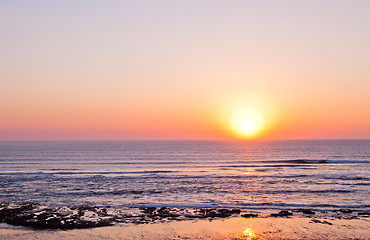 Image showing Sunset in Portugal