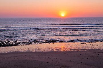 Image showing Sunset in Portugal