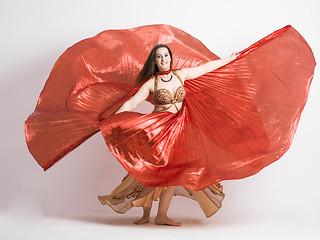 Image showing belly dancer woman