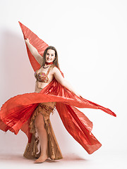 Image showing belly dancer woman
