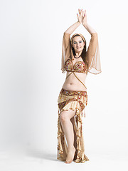 Image showing belly dancer woman