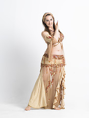 Image showing belly dancer woman