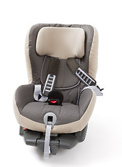 Image showing booster seat for a car in light background