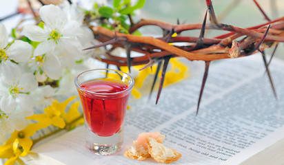 Image showing Taking Communion